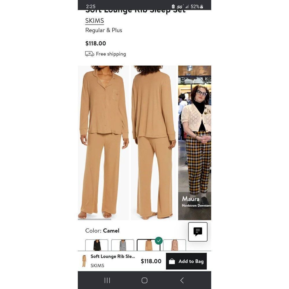 Skims ladies pajama set Nwt‎